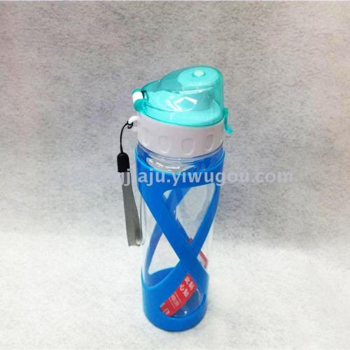 high-grade anti-scald portable sports bottle x shaped sealed handy cup rs-200559