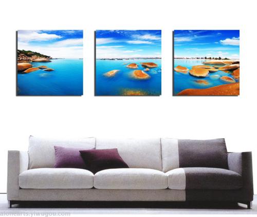 european gallery decorative painting modern simple landscape living room sofa background wall ornaments bedroom decorative painting