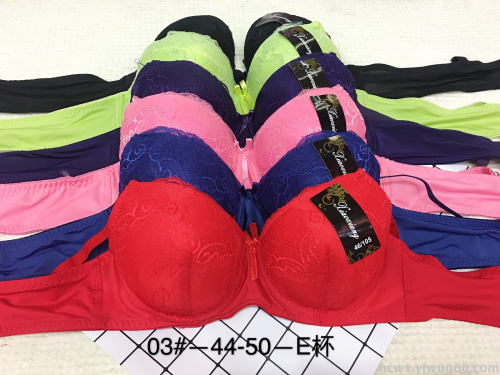 New Big Cup Bra for Foreigners Venti Thin Sponge Foreign Trade in Stock Stock South America Africa