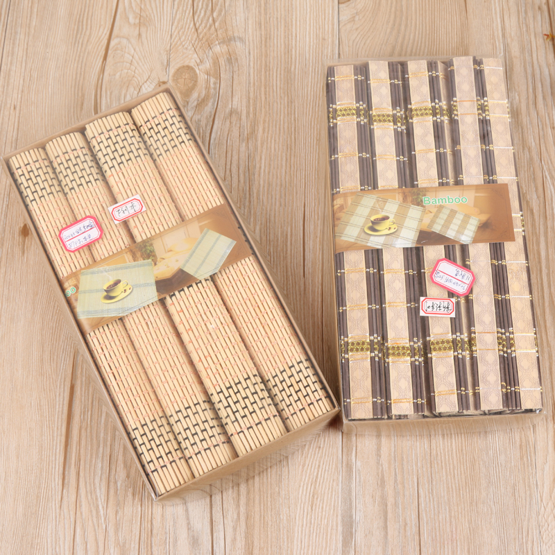 Supply 竹帘竹垫子杯垫摄影道具背景板背景毯拍摄道具饰品-