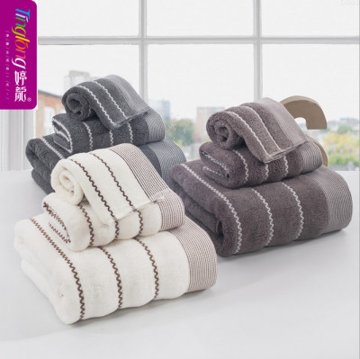 Gauze towel manufacturers cotton super absorbent water ripple towels towels three sets of gifts necessary