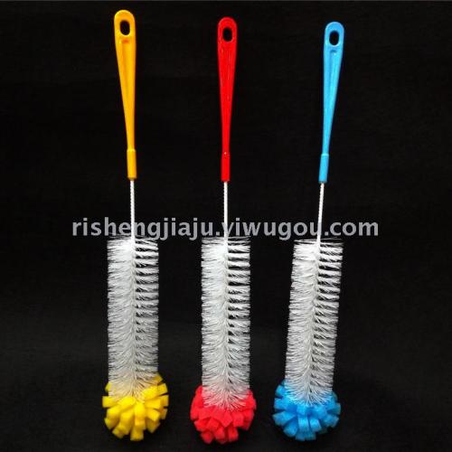 Multifunctional Long Handle with Mushroom Shape Sponge Head Baby Bottle Brush Factory Wholesale RS-3599