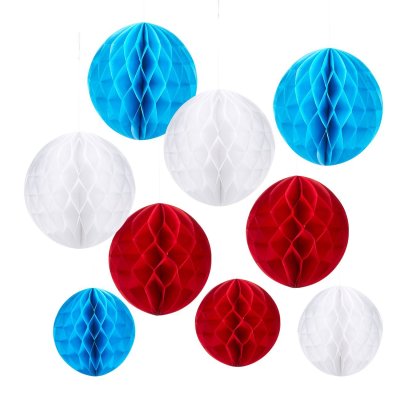 Factory Wholesale 12-Inch 30cm Honeycomb Ball Birthday Party Show Window Decoration Wedding Room Layout Holiday Decoration