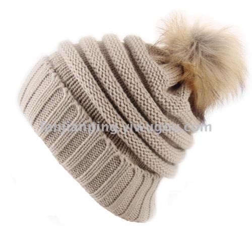women‘s knitted casual beret winter korean style warm earflaps cap