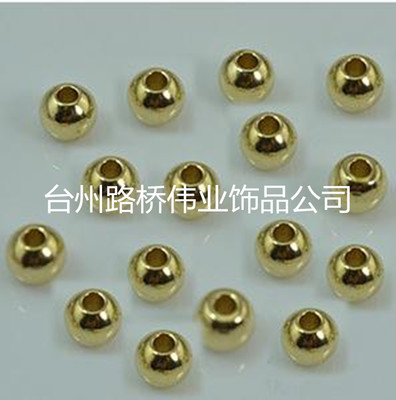 brass copper beads solid beads loose beads perforated beads jewelry accessories