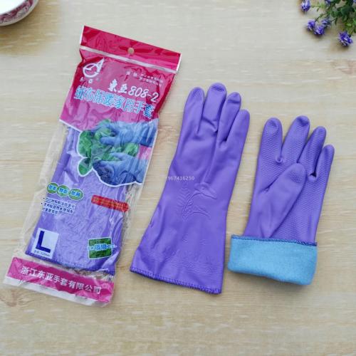 factory direct east asia 808-2 home essential warm pu gloves latex gloves