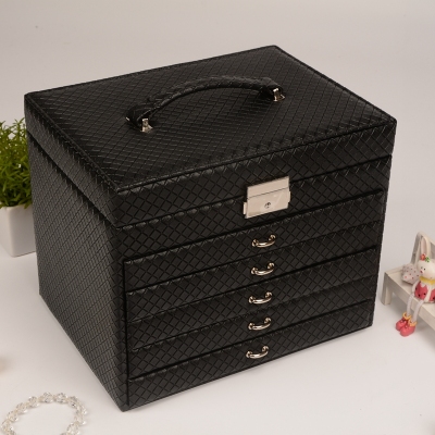 Guanyu new high-grade multi-storey jewelry box multi-functional collection of jewelry box spot factory direct