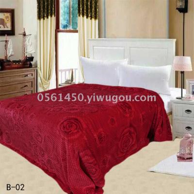 Factory foreign trade direct sales beibei flannel air-conditioning spring summer blanket autumn winter blanket