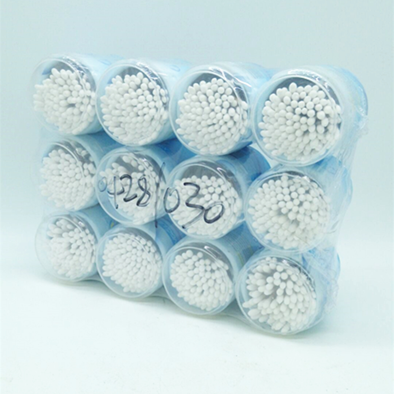 Wooden box plastic cotton swab double - headed cotton swabs tapping cotton swabs disposable sterile