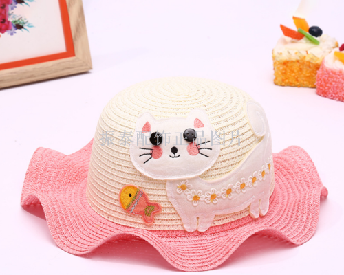 017 Taobao Hot Sales Travel Sun Protection Straw Hat Sun Hat Creative Children gift Hat 