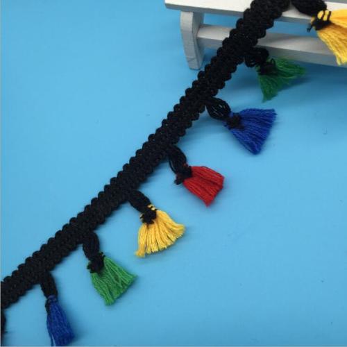 Four-Color Cashmere Tassel Fringe Broom Lace Ethnic Style Clothing Scarf Accessories
