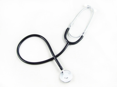 Economic Stethoscope Aluminum Alloy Single Head Stethoscope Medical Instrument