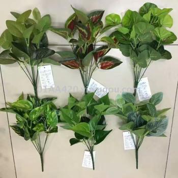 各种仿真胶叶_福瑞达仿真花工艺花厂_义乌国际商贸城一区_义乌购