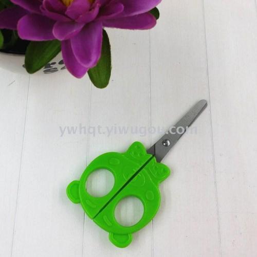 self-produced and self-sold bauhinia scissors stainless steel student paper cutting scissors c- 01aopp card