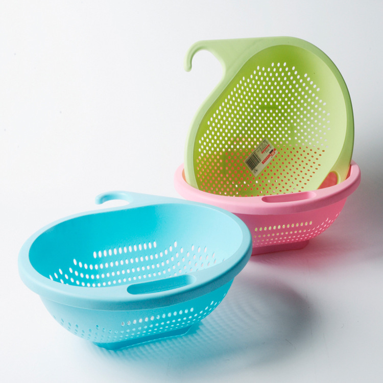 Plastic hooks drip sieve items easy to wash the drain water ...