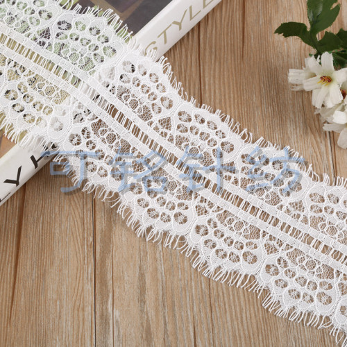non-elastic white soft lace exquisite clothing ornament curtain handmade materials