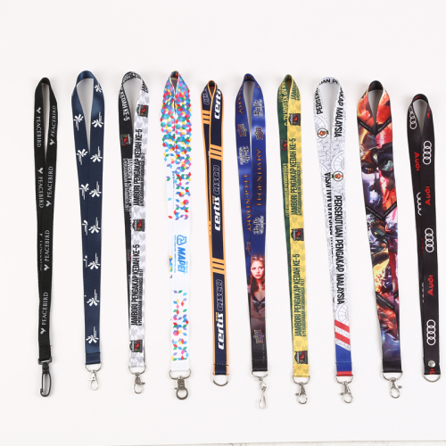 factory direct customized work permit badge factory card exhibition certificate set lanyard tag mobile phone hanging belt