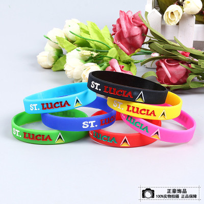 Silicone Bracelet Men's and Women's Sports Bracelet Hipster Accessories Candy Color Jelly Soft Wristband