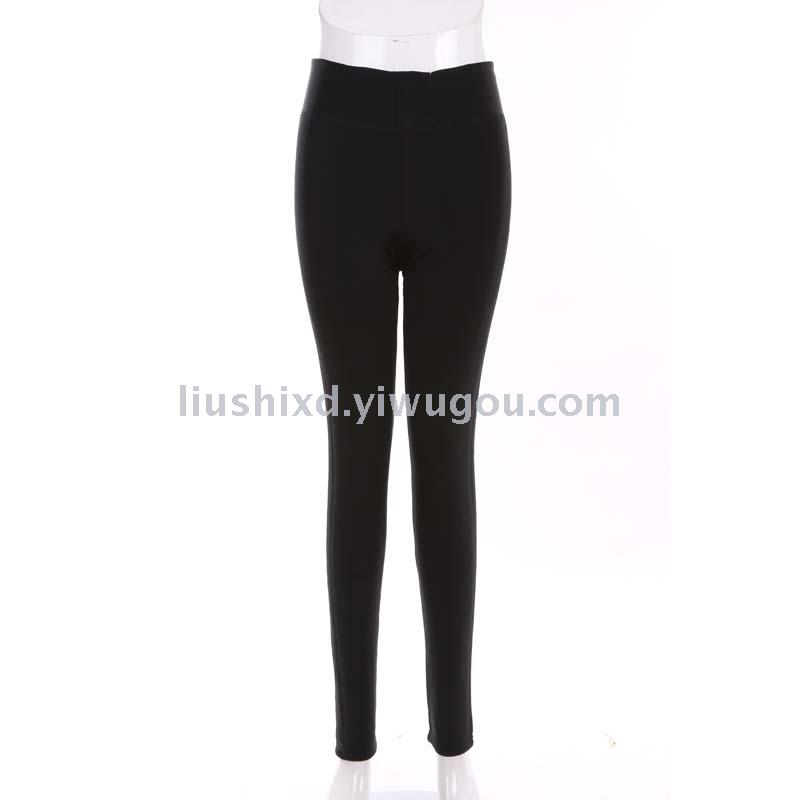 Leggings Autumn and Winter Fashion Camel Fiber Warm-Keeping Pants Padded High Waist Cotton-Padded Tr