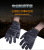 Knitted professional wear-resistant car repair gloves black grey 1000g cotton yarn anti-skid labor protection.