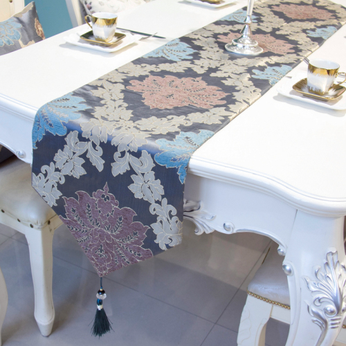 new house table cloth table runner european new classical relief pendant fabric set tea table flag tv cabinet flag customized