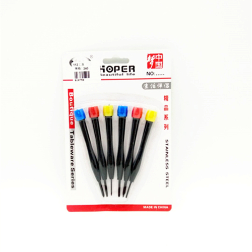 Sunshine Department Store 112 Tools 6 Screwdriver Sets Large and Small Cross Slotted Screwdriver