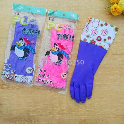 factory direct daily shuxin warm pu358 cloth open laundry gloves
