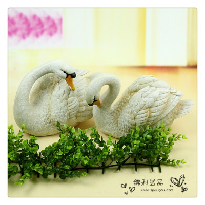 Resin duckling living room, study, bedroom, furniture rack, counter decoration, furnishing household accessories