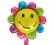 Mini small cartoon smiling face solarum balloon party table floating balloon wholesale