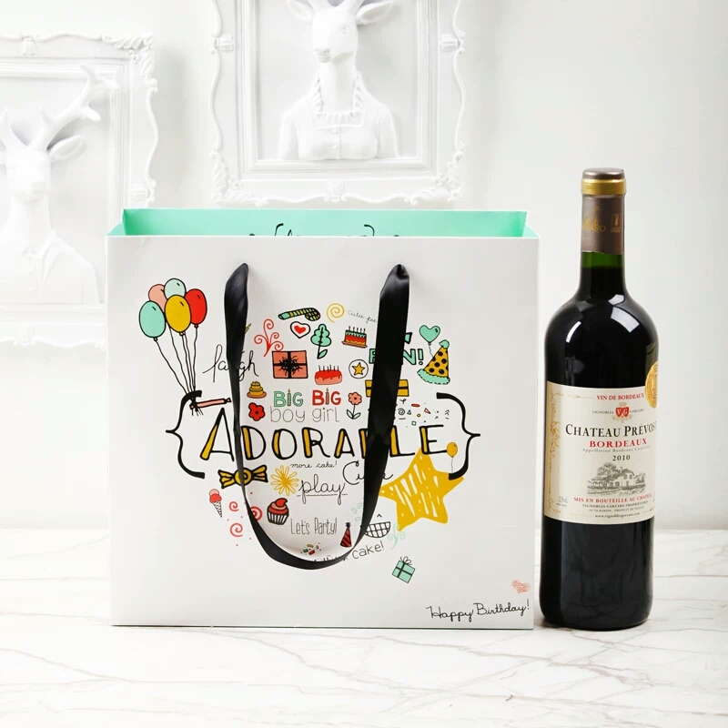 small wine bottle gift bags