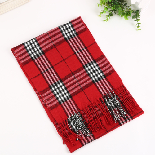 Factory Direct Cashmere Scarf babag Shawl Cashmere-like Plaid Scarf