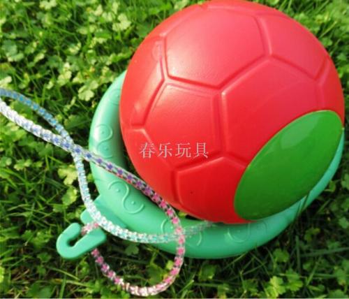 Lantern Ring with Rope Jumping Ball Foot Football QQ Dancer Ball Single Foot Chasing Ball