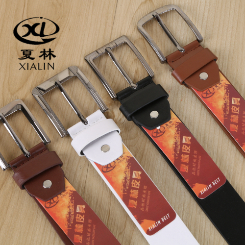 leather pattern belt pu wide belt genuine pin buckle korean style belt