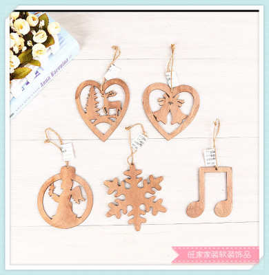 Christmas series wooden gifts pendant manufacturers direct sale pendant