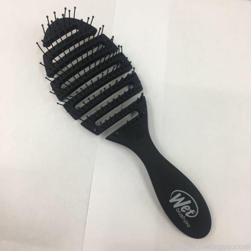 foreign trade inventory high-end boutique comb imitation static elastic comb hair comb beauty hair special massage comb