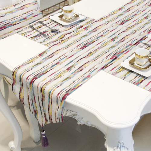 New House Table Runner European American Style Tea Table Flag Dining Table Strip Decorative Cloth Customizable