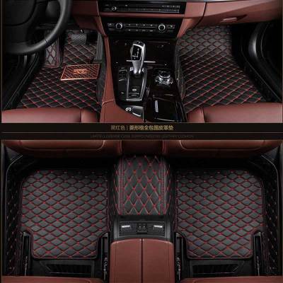 Special car customized double hand sewing quilted embroidery car mat Special car single layer