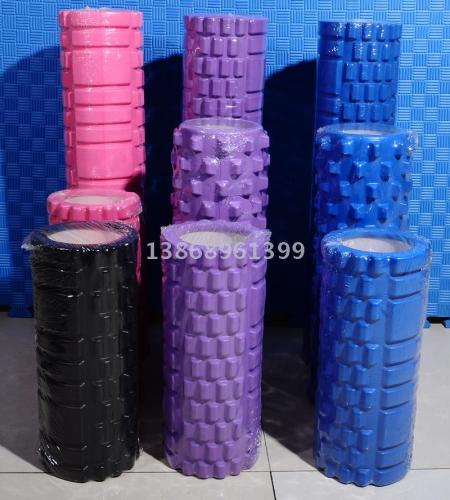 popular hollow yoga column eva yoga column pilates column foam shaft deep massage balance bar variety