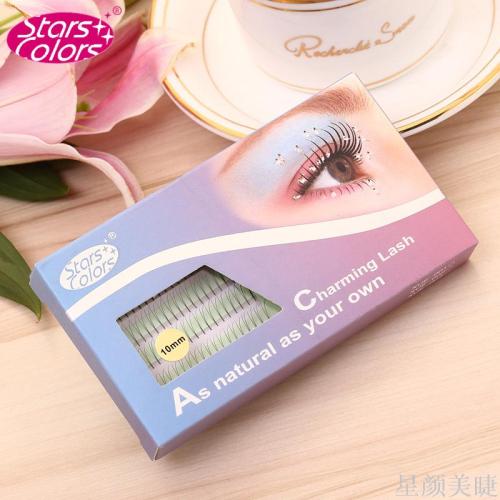 south korea imported grafting eyelashes single plant two hair false eyelashes imitation mink hair wholesale