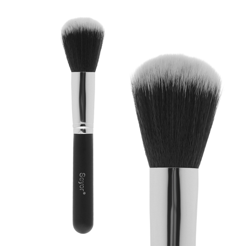 black silver tube brush