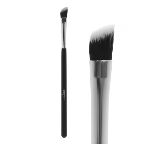 Black Silver Tube Large Eyebrow Brush Eyebrow Brush