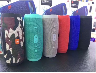 jbl charge3布艺防水蓝牙音箱 双振膜户外便携蓝牙音响