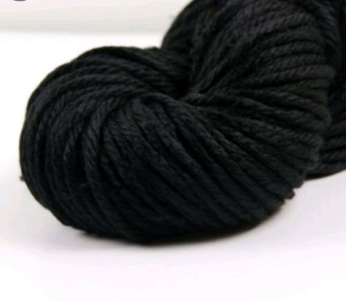 Factory Direct Sales Four-Strand Crayon Wool Segment Dyed Wool Black Wool