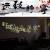 Retail quiet zhiyuan decoration inspirational text night light fluorescent stickers creative movable wall stickers.