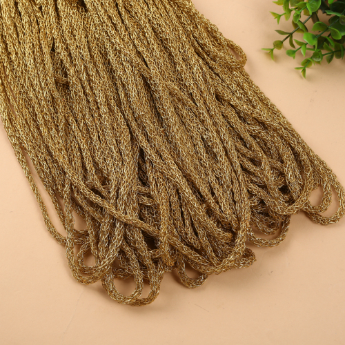 Diy Gold Chain Rope Lace Crafts Accessories Gold Rope Hair Accessories Production 