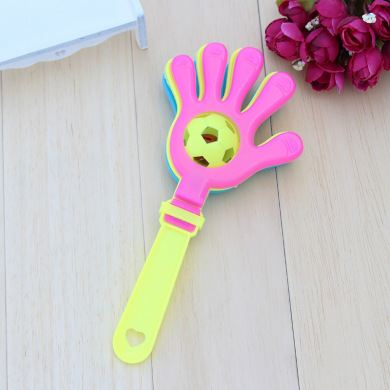 带铃手拍 气氛助威道具 儿童拍拍手玩具 铃铛手拍 一元批发