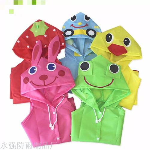 yiwu factory direct children‘s cartoon raincoat new without schoolbag