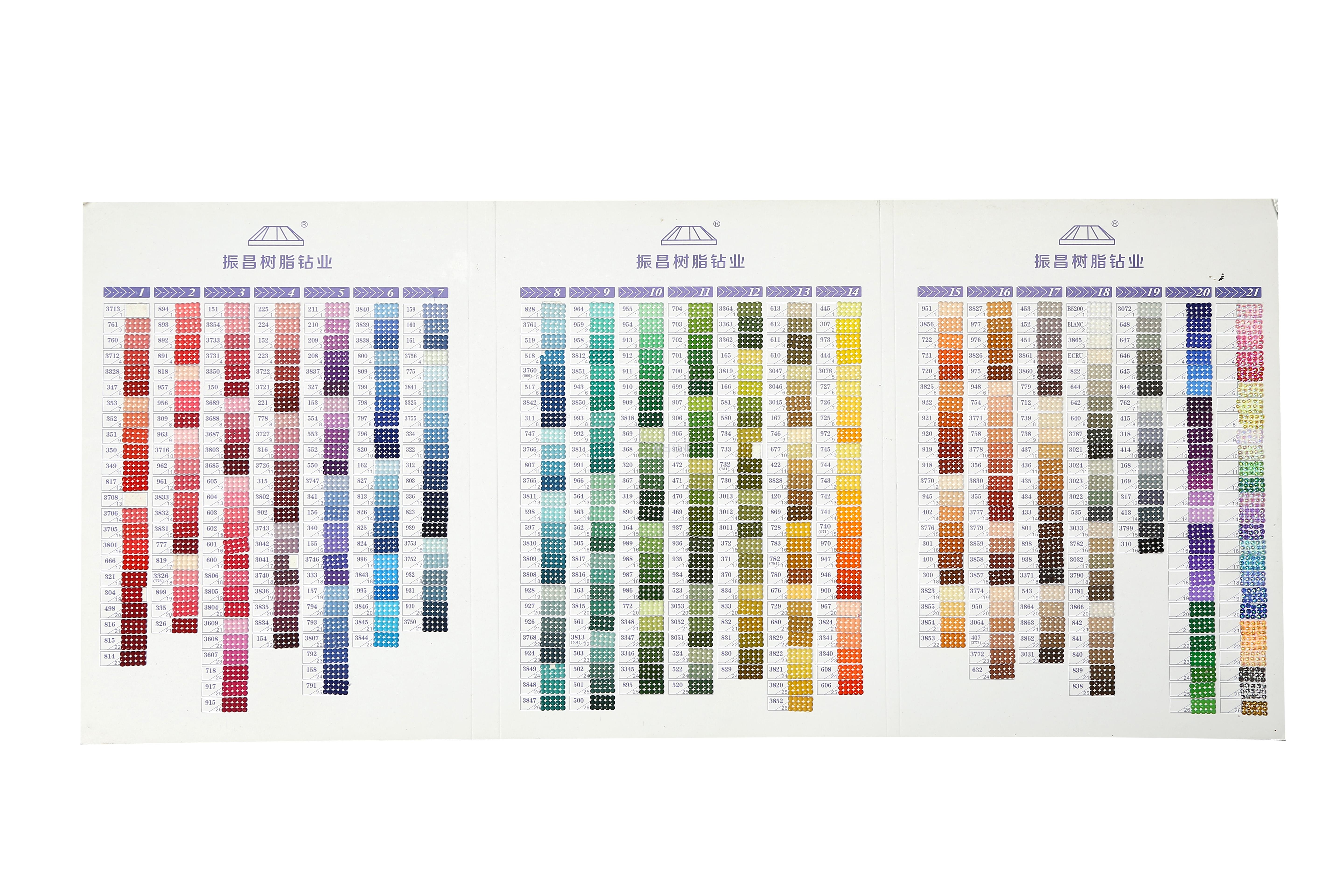 树脂钻,钻石画专用钻,2.7尖钻dmc色系