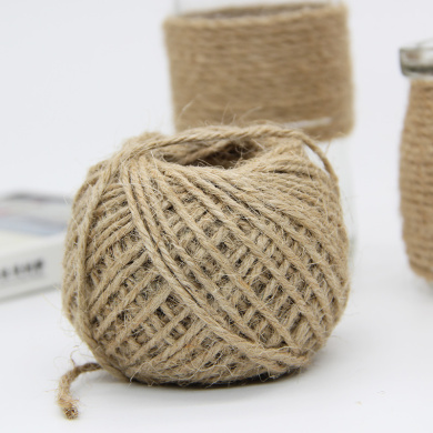 麻绳天然黄麻线细麻绳绳子粗麻绳照片墙用复古细麻绳麻线50m