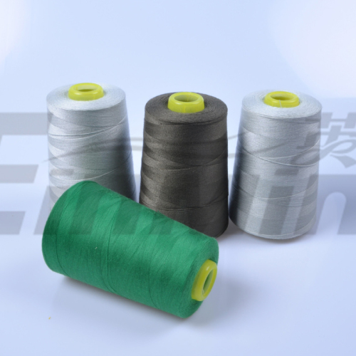 hudong brand 20s/2 specification polyester sewing thread size 1500 denim packing thread factory direct sales